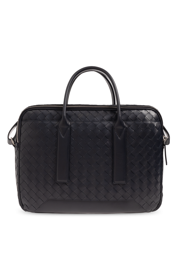 Bottega Veneta 805975V4R421019 関税送料込 Bottega Veneta Intrecciato Zip Wallet in Black | LN-CC